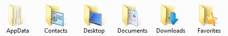 AppData folder in the User's Files folder