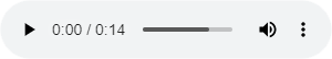 Audio controls in Chrome.