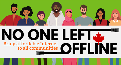 No one left offline. Bring affordable Internet to all communities.