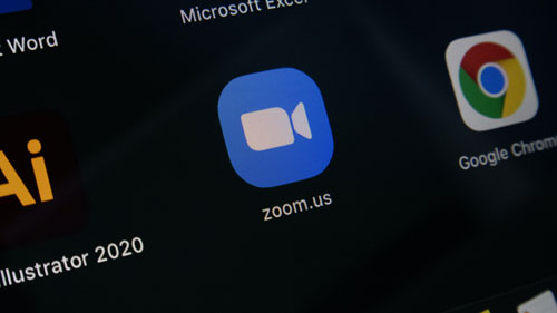 A screen showing program icons.