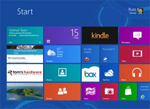 Windows 8's touch screen was a new feature that reduced productivity for many mouse and keyboard users.